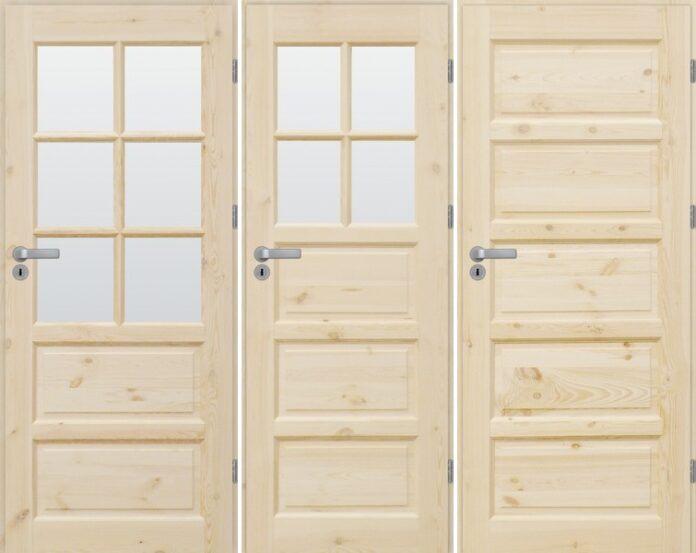 drzwi drewniane